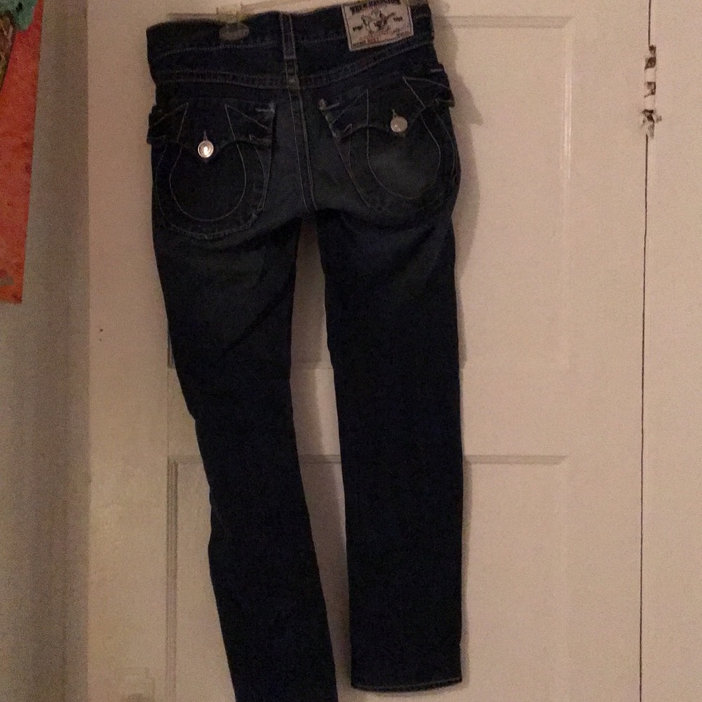 True Religion Denim Jeans with large pocket detail